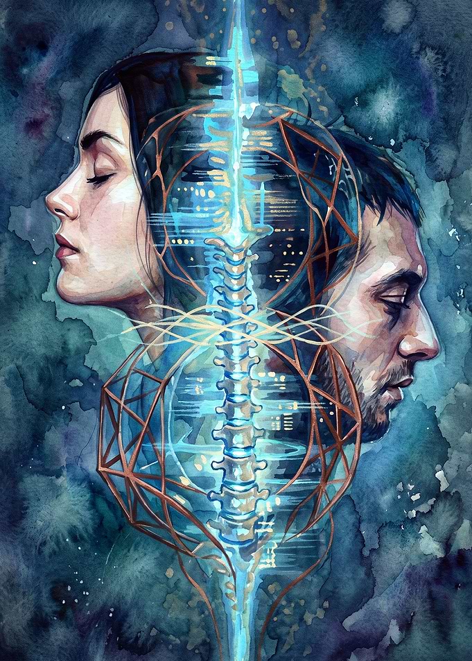 Soul Connection Spinal Energy Art