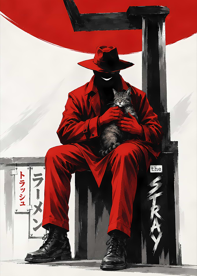 The Stray Man in Red