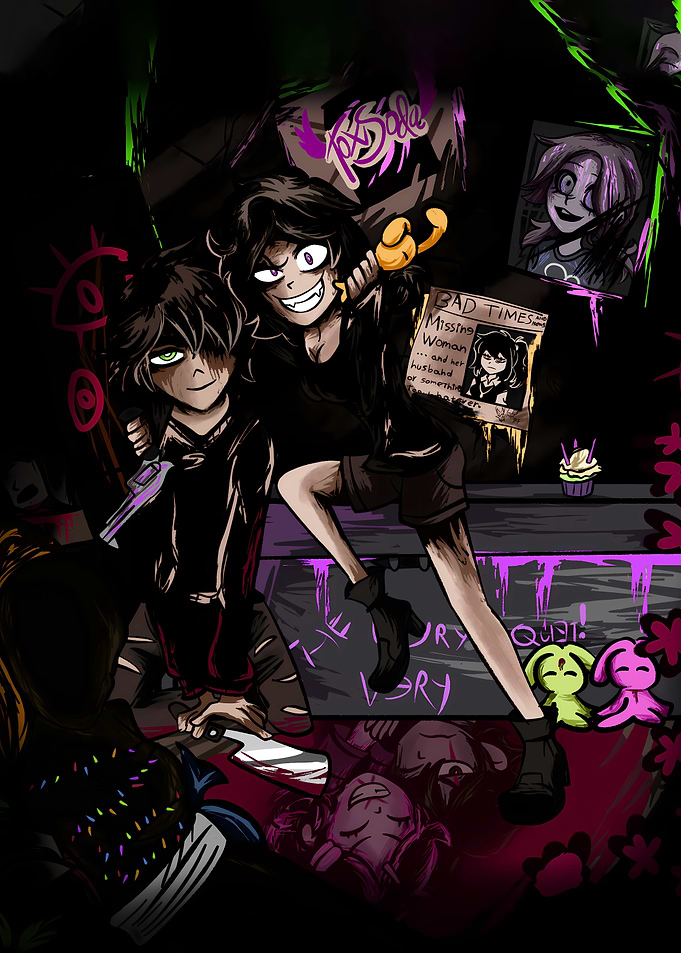 The Coffin of Andy and Leyley Illustration