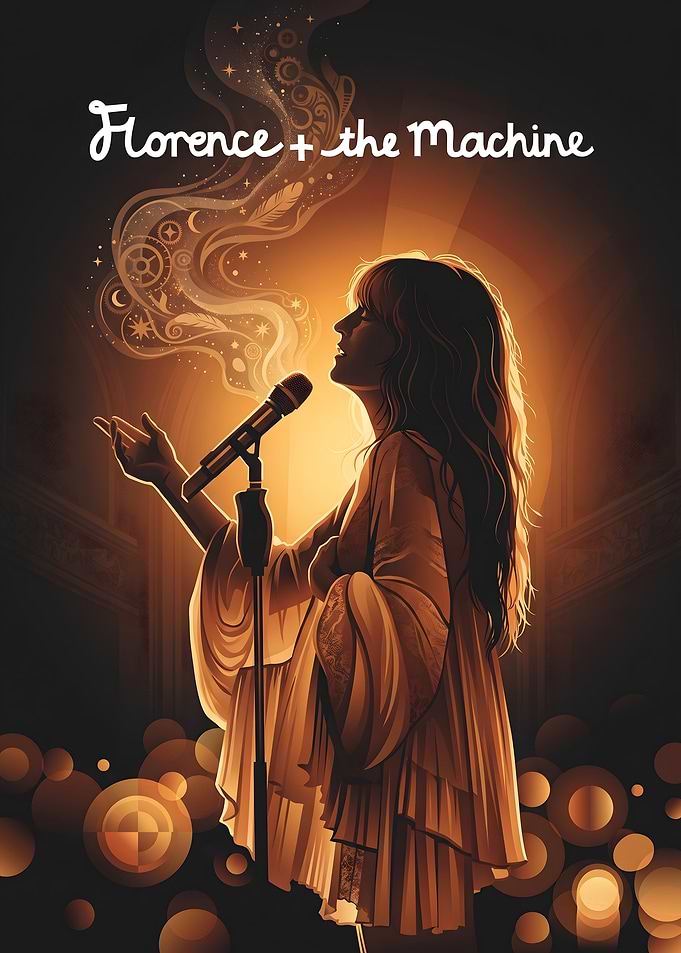 Florence and the Machine Concert Poster