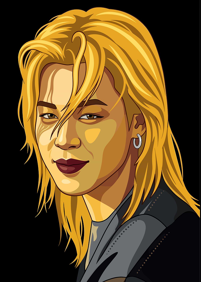 Jimin BTS Pop Art Portrait