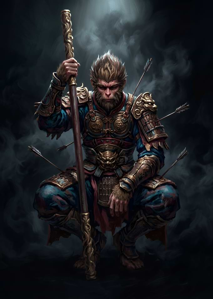 Sun Wukong Warrior in Battle Armor