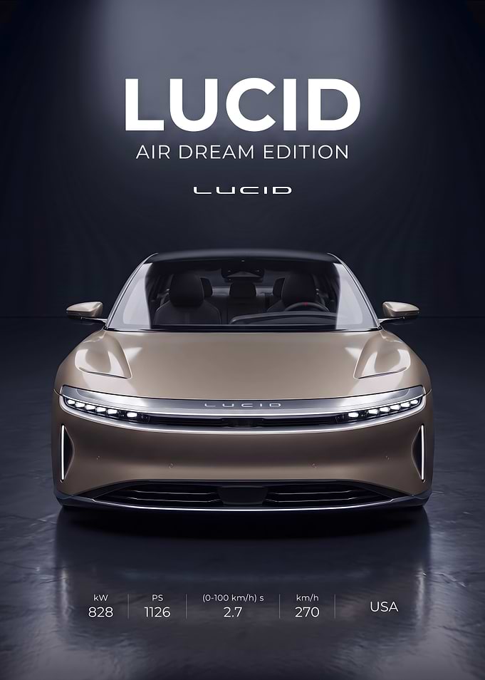 Lucid Air Dream Edition Promotional Poster