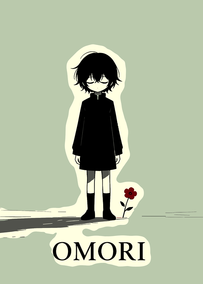 Omori minimalist character art
