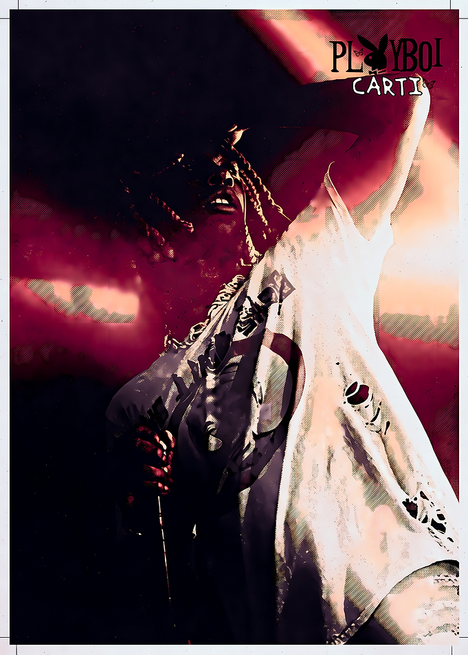 Playboi Carti Concert Poster Art