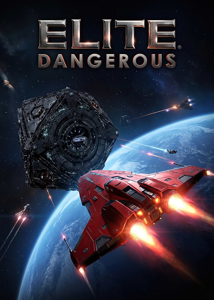 Elite Dangerous Space Combat Poster