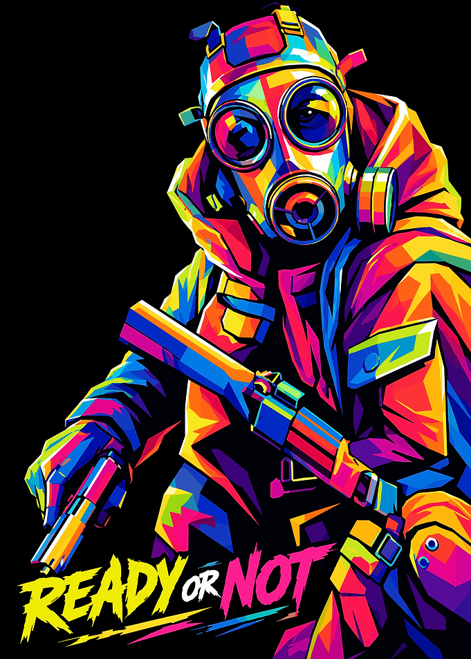 Ready or Not Pop Art Poster