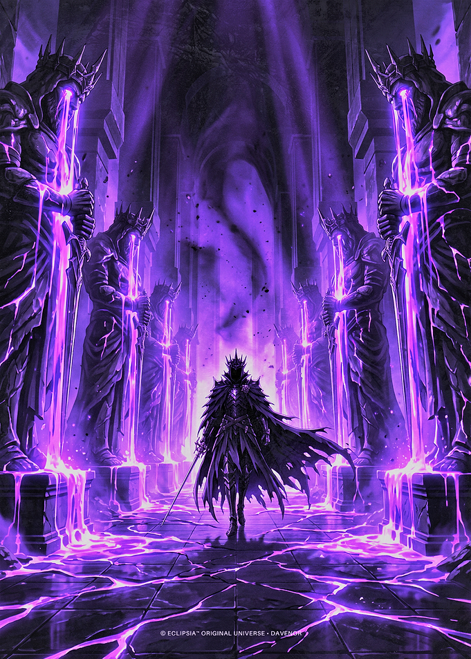 Davenor Dark Knight in Purple Void Temple