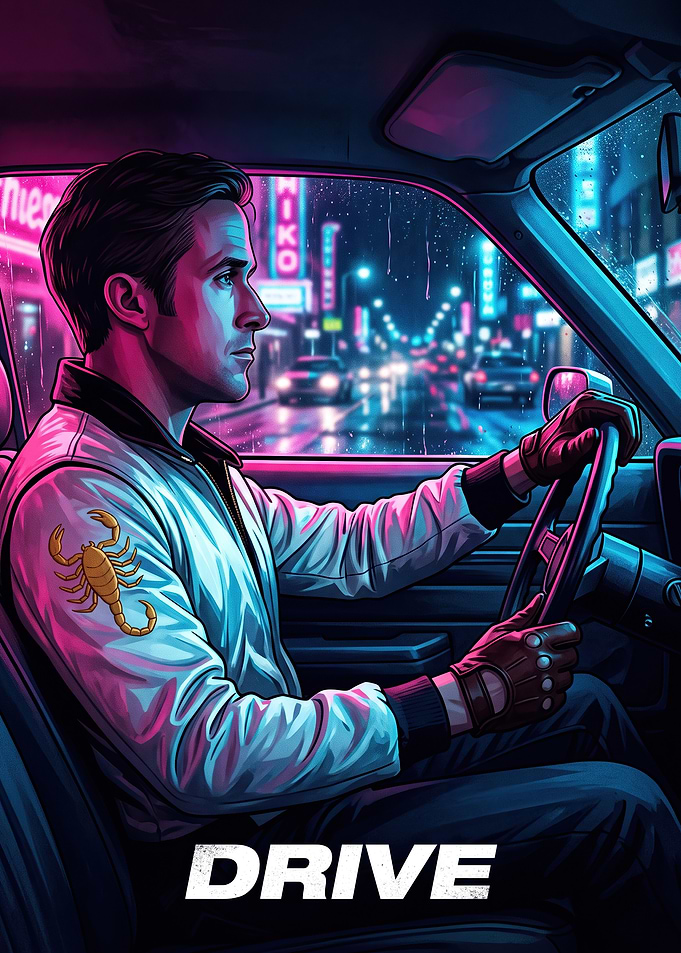 Drive Movie Poster Art