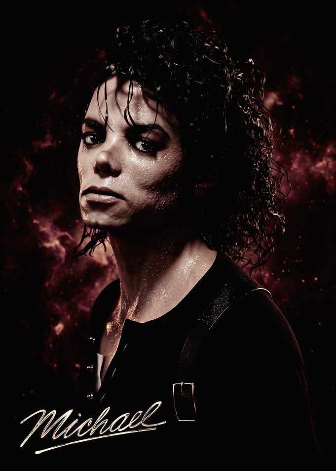 Michael Jackson Portrait Poster