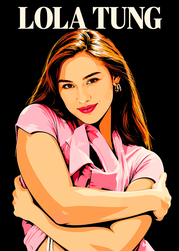 Lola Tung Pop Art Portrait