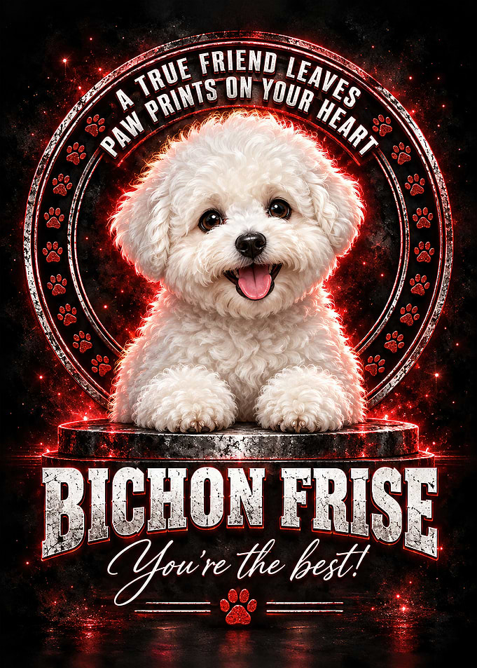 Bichon Frise True Friend Quote
