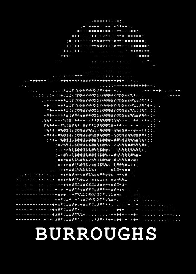 William S. Burroughs ASCII Portrait