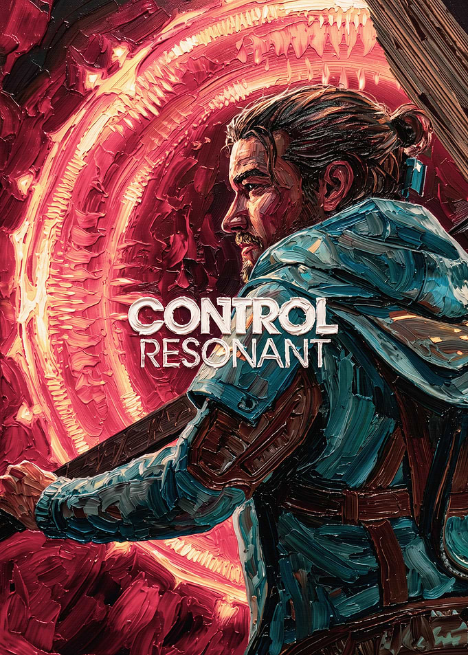 Control Resonant Oil Painting Poster