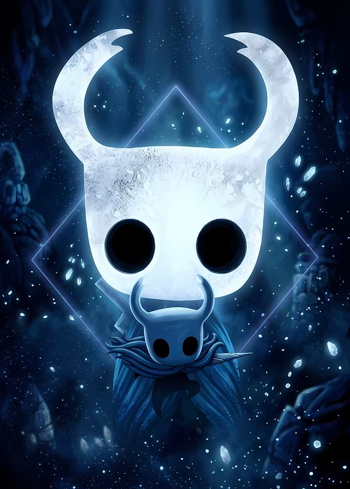 Hollow Knight Glowing Spirit Art