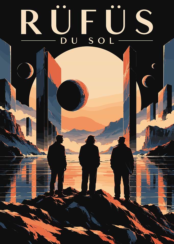 Rüfüs Du Sol Surreal Landscape Poster