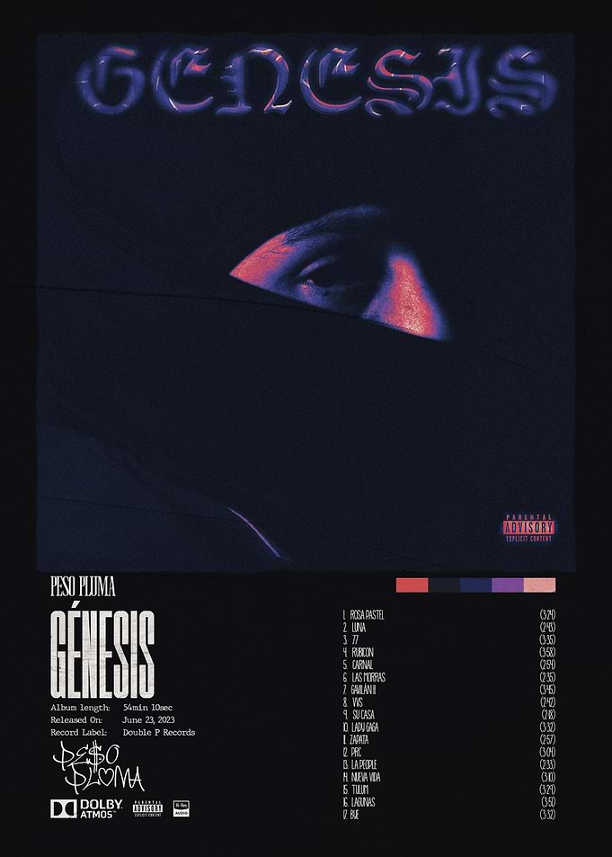 Peso Pluma Genesis Album Cover Art