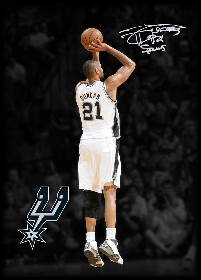 Tim Duncan's Iconic Jump Shot