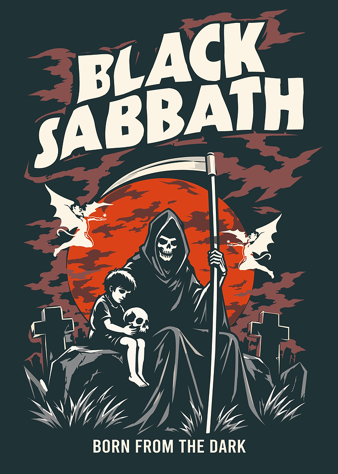 Black Sabbath Born From The Dark Poster