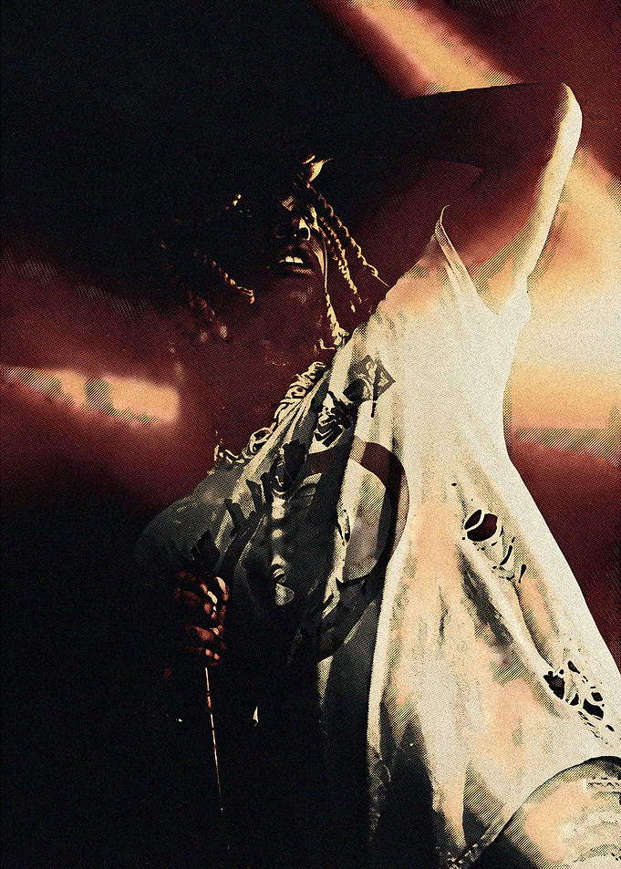 Travis Scott Concert Performance Portrait