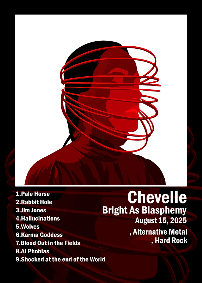 Chevelle Bright As Blasphemy Album Poster