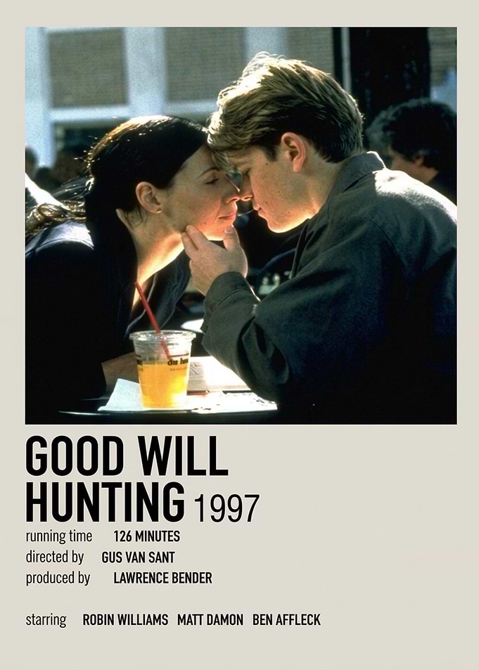 Good Will Hunting Minimalist Movie Poster
