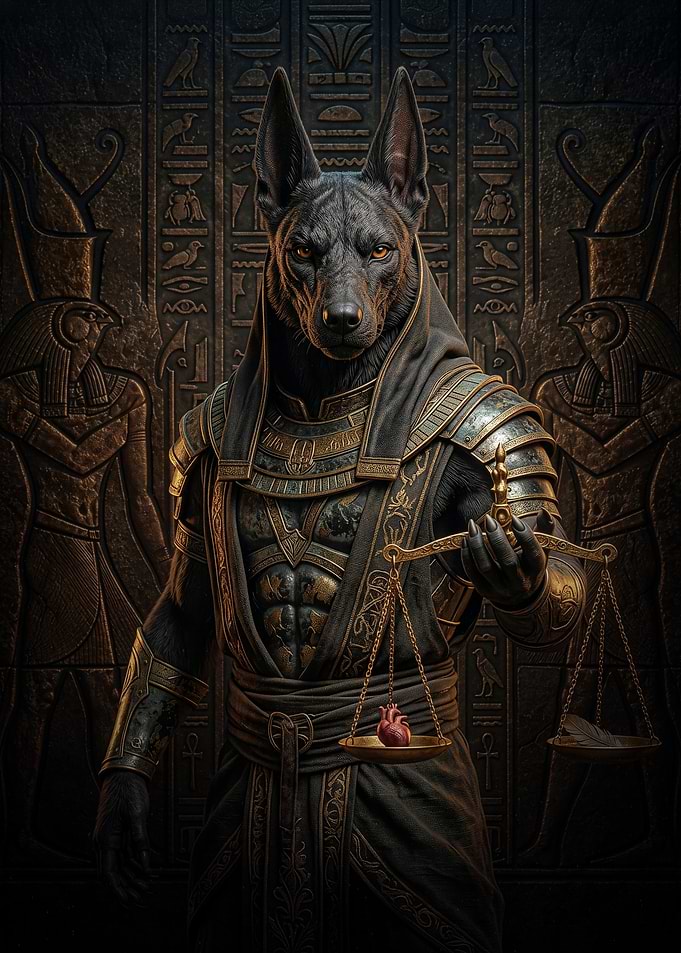 Anubis Weighing the Heart