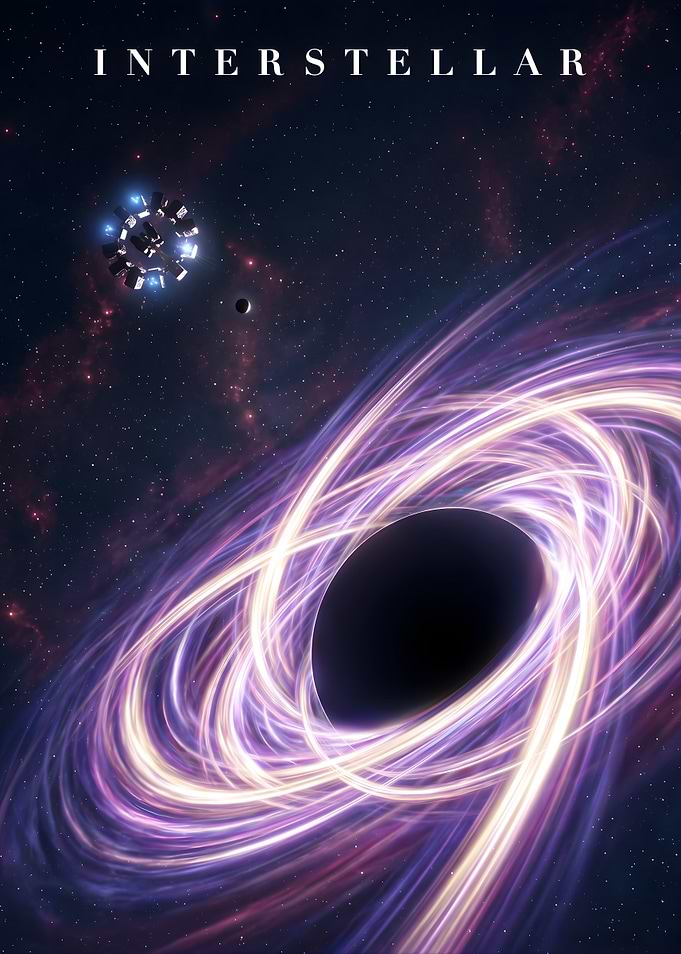 Interstellar Movie Poster Black Hole