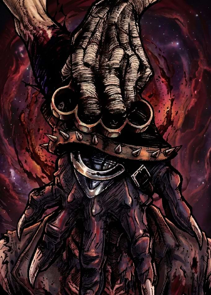 Dark Fantasy Clawed Hand Illustration