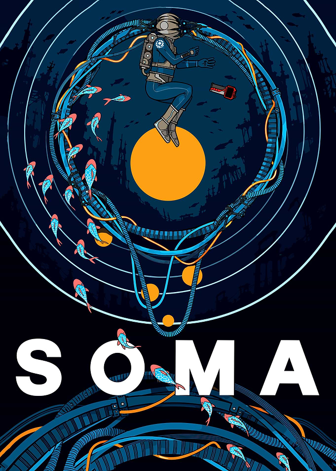 SOMA Video Game Poster Art
