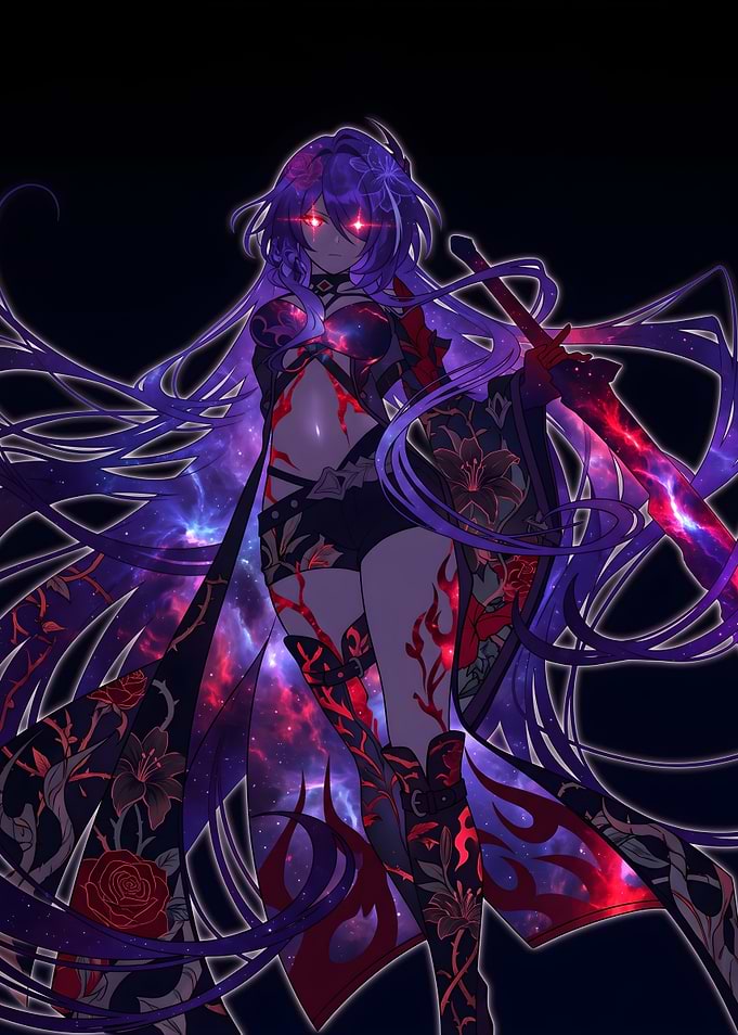 Acheron Honkai Star Rail Fan Art