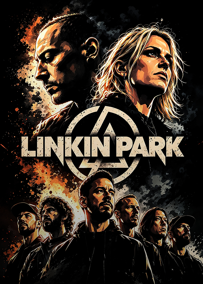 Linkin Park Band Tribute Poster