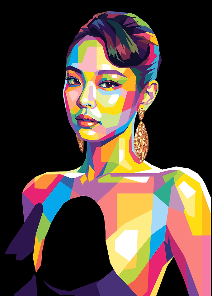 Jennie Kim WPAP Pop Art