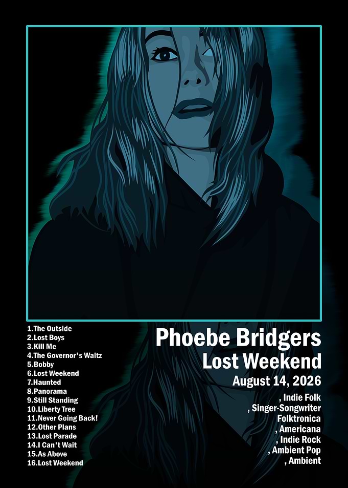 Phoebe Bridgers Lost Weekend Album Poster