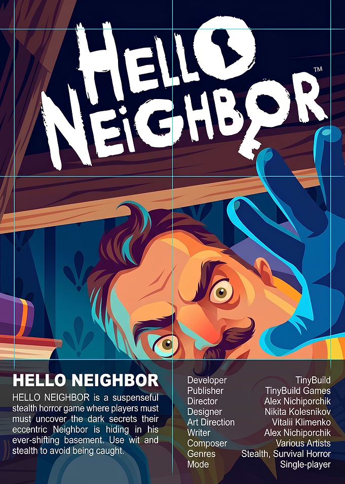Hello Neighbor Game Promotional Poster