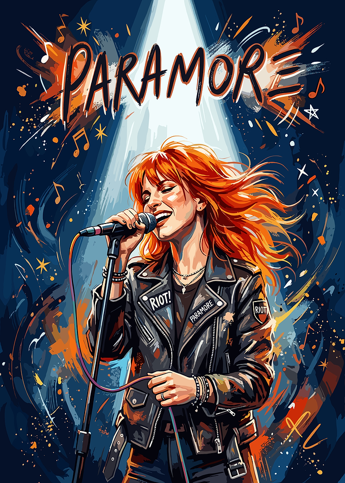 Hayley Williams Paramore Concert Poster