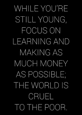 Inspirational Quote About Wealth and Learning