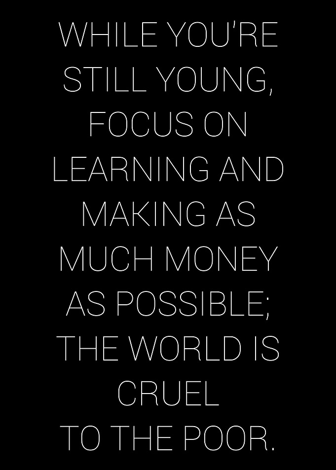Inspirational Quote About Wealth and Learning