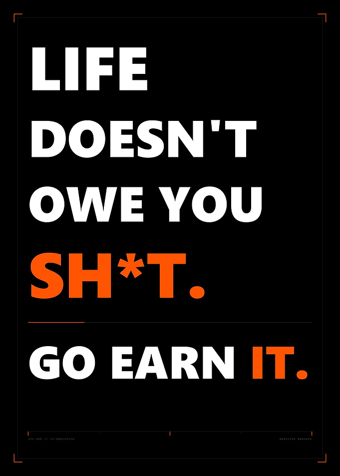 Inspirational Motivational Quote Poster