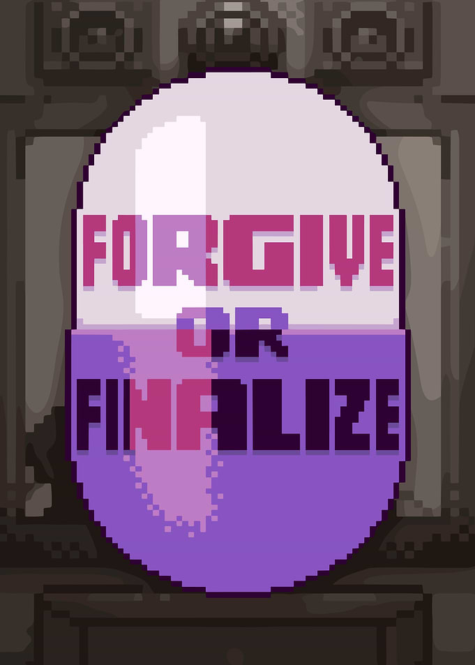 Pixel Art Forgive or Finalize Pill