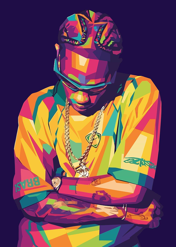 Travis Scott WPAP Pop Art Portrait