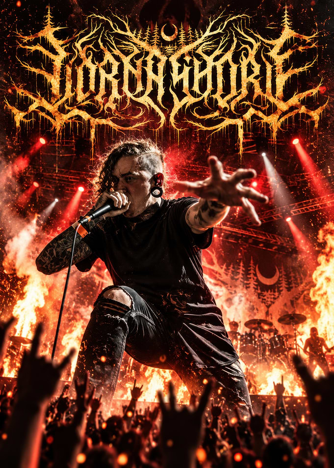 Lorna Shore Live Concert Poster