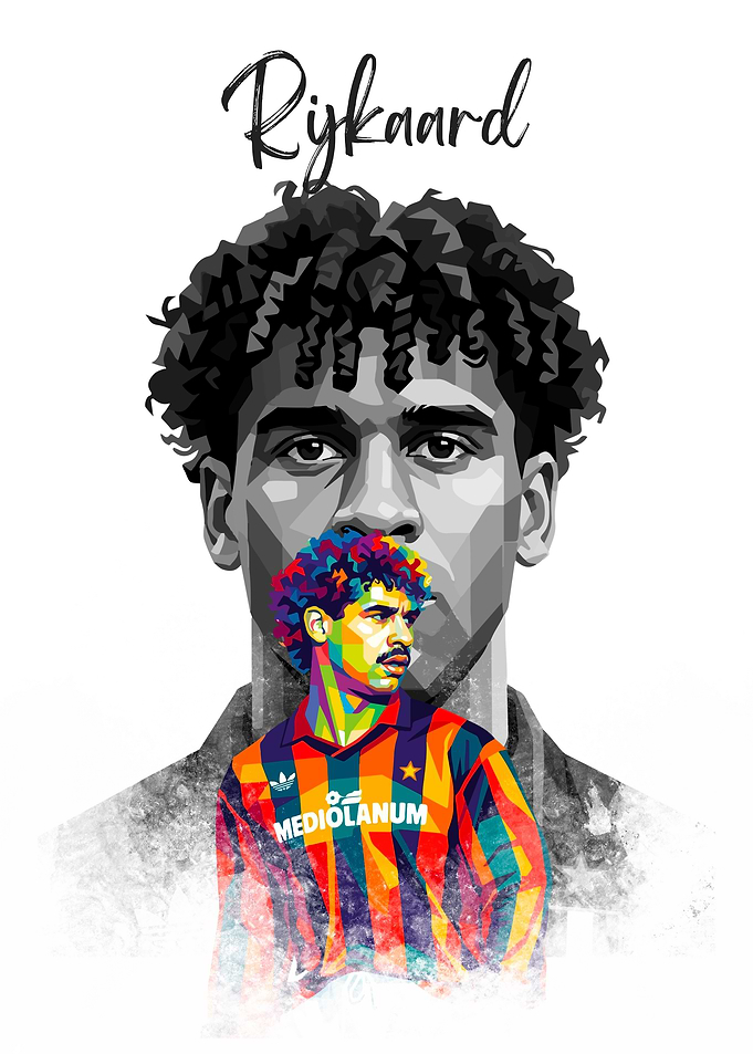 Frank Rijkaard Pop Art Portrait