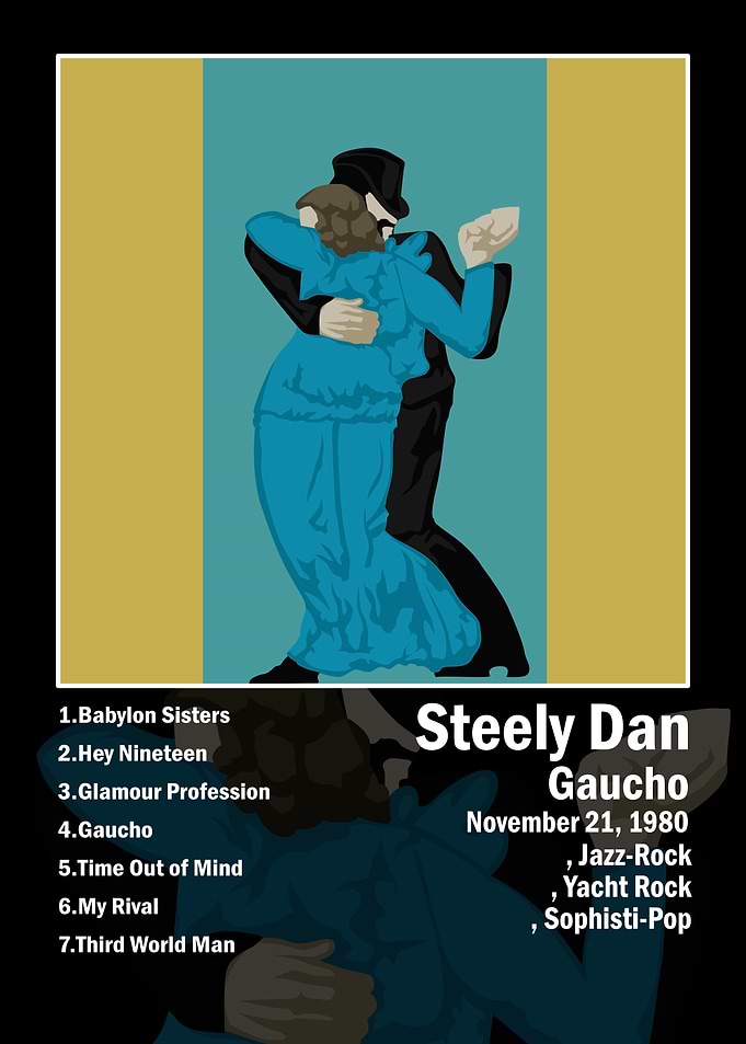 Steely Dan Gaucho Album Art Poster