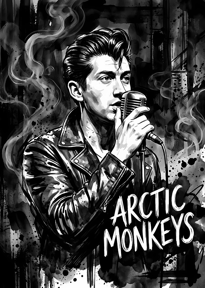 Arctic Monkeys Alex Turner Portrait