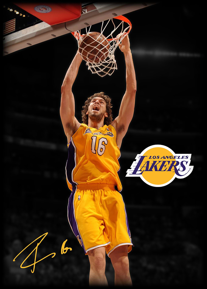 Pau Gasol: Lakers' Dominant Dunk