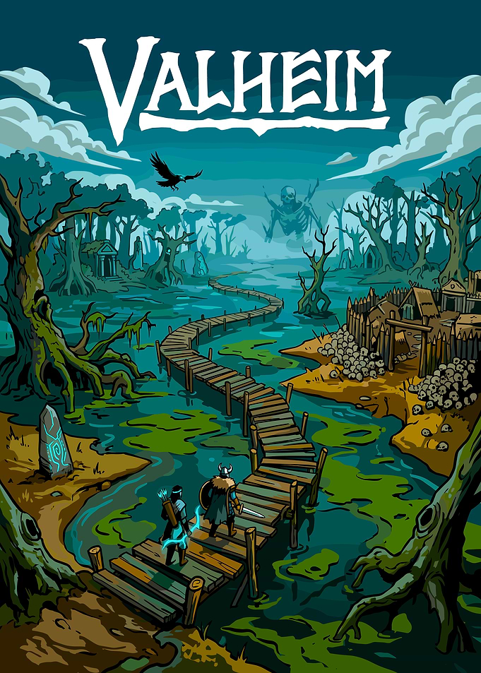 Valheim Swamp Adventure Poster