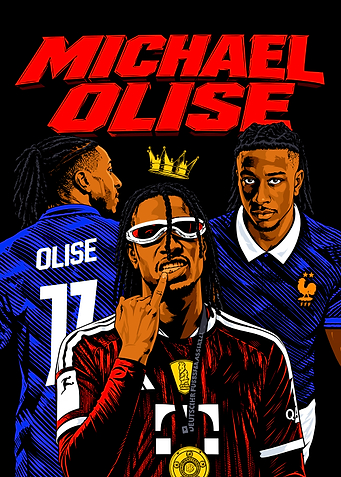 Michael Olise Football Player Poster