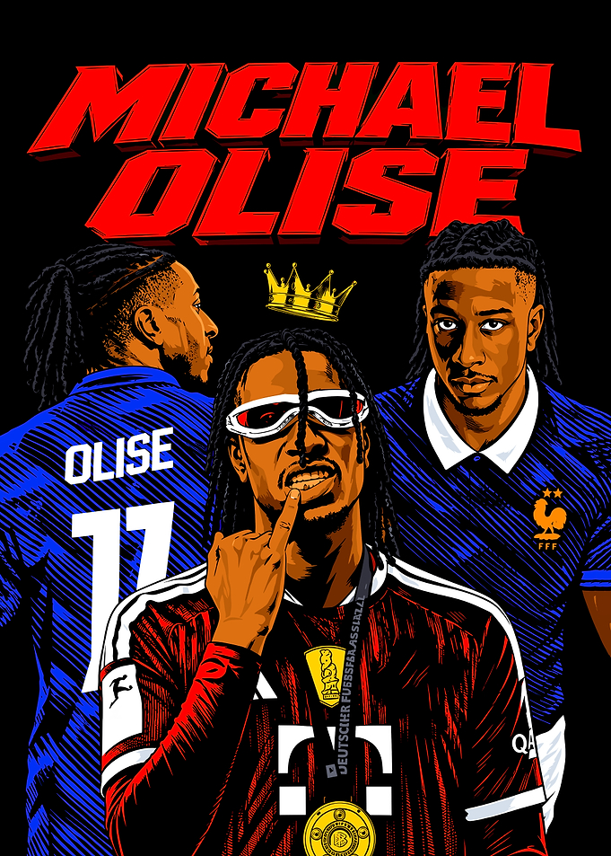 Michael Olise Football Player Poster