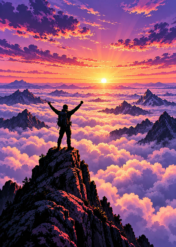 Epic Sunrise Mountain Summit